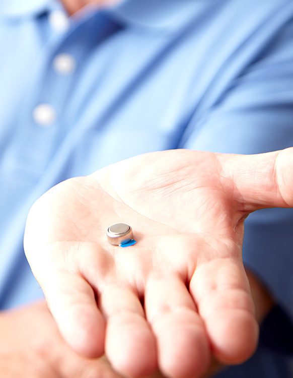 Handling your hearing aid battery