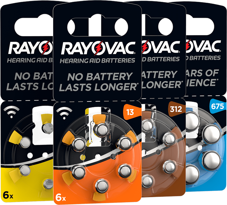 Piles pour aides auditives Rayovac